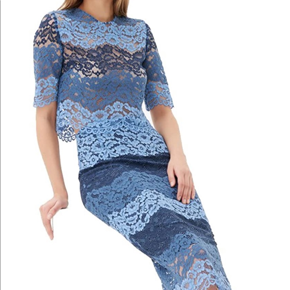 Sandro Jonas Blue Lace Set